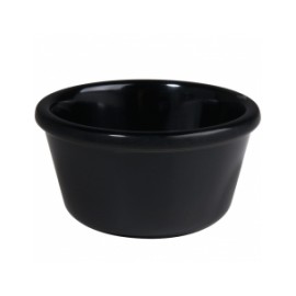 RAMEKIN NEGRO LISO 1.5 OZ