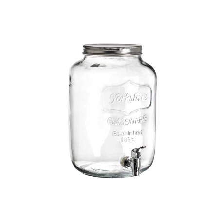 VITROLERO MASON JAR CON DISPENSADOR 8 LITROS