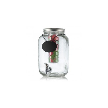 VITROLERO MASON JAR CON DISPENSADOR 7.5 LITROS