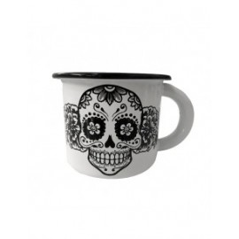 TAZA DE PELTRE CALAVERA / CALACA BLANCA